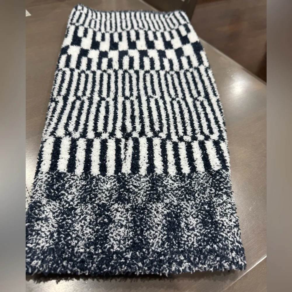 CozyChic Abstract Check Dog Sweater Barefoot Dreams NWT